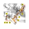 Fojtószelep-összekötő Weber 40/44/48 IDF, Dellorto DRLA  karburátorhoz - VW Beetle