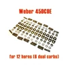 Szerelő készlet - 12 db Weber 45 DCOE karburátor tütéhez