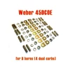 Szerelő készlet - 8 db Weber 45 DCOE karburátor tütéhez