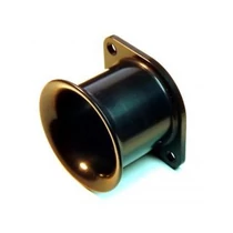 Tüte - Weber 44 IDF, Dellorto 45 DHLA karburátorokhoz - 48mm ram pipe fekete